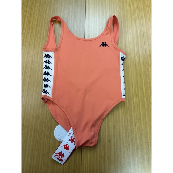 Kappa Tops - Kappa Banda Aubers Bodysuit Salmon Pink Skin Fit Low Back Small NWT